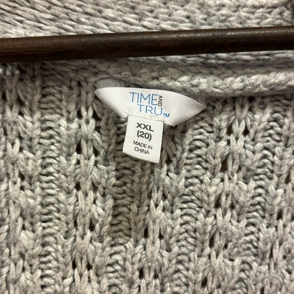 Women’s size XXL large gray cardigan - Picture 5 of 5